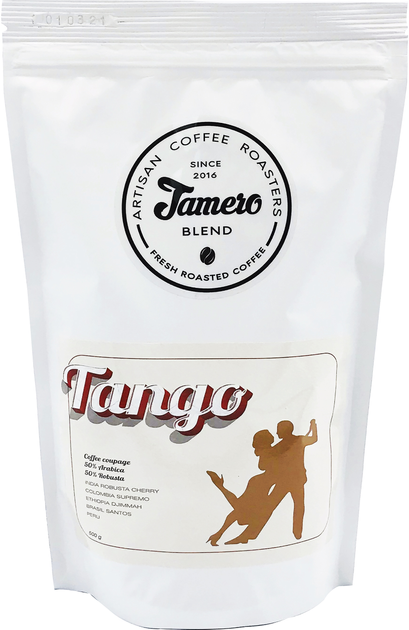 Акция на Кава зернова свіжообсмажена Jamero Tango 500 г от Rozetka