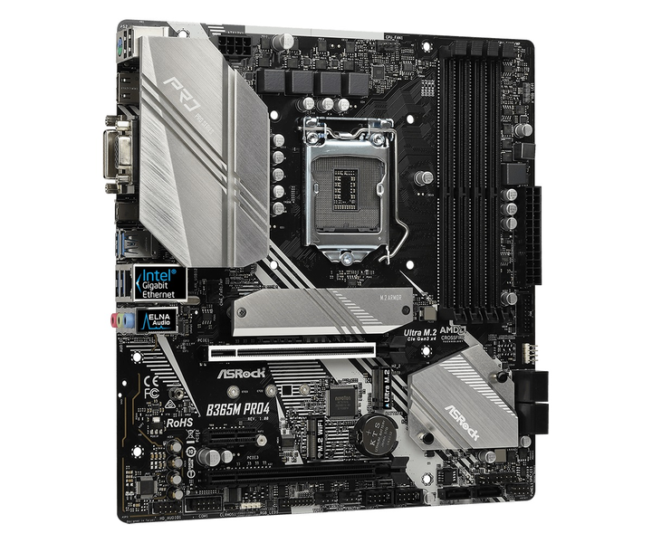 Материнская плата ASRock B365M Pro4 Socket 1151 - изображение 4