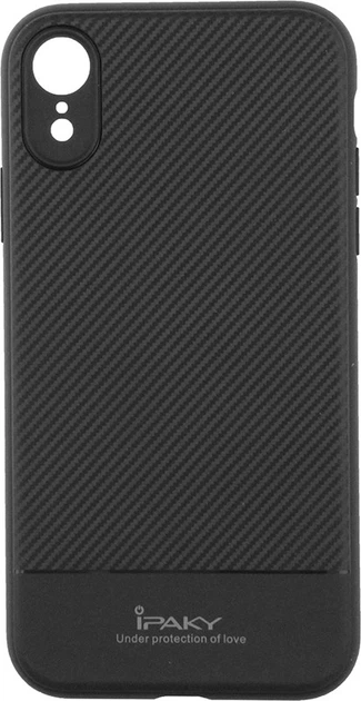Чехол-накладка Ipaky Carbon Fiber Series/TPU Case With Carbon Fiber Apple iPhone XR Gray - Фото 1 Чехол-накладка Ipaky Carbon Fiber Series/TPU Case With Carbon Fiber Apple iPhone XR Gray - изображение 1