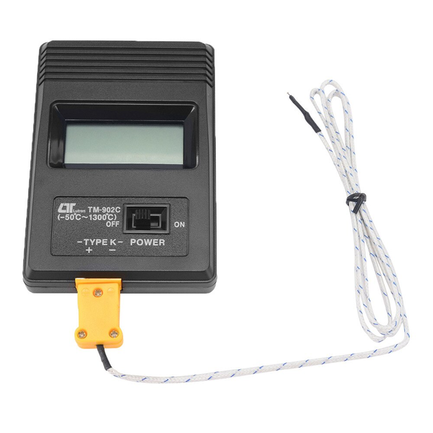 TM-902C Цифровой термометр с выносным датчиком термопарой К для температуры от -50 до +1300