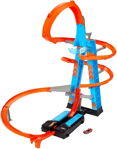 Hot Wheels Sky Crash Tower Trackset (GJM76) - купить автотрек
