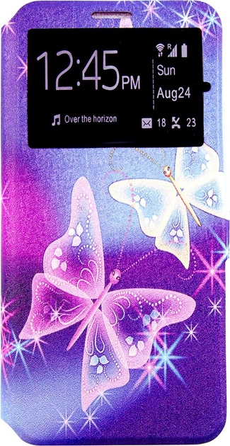 Акция на Чохол-книжка DENGOS для Samsung Galaxy A52 Рожевий метелик (DG-SL-BK-293) от Rozetka