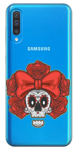 Прозрачный силиконовый чехол iSwag для Samsung Galaxy A50 Готический череп (M246) - Фото 1 Прозрачный силиконовый чехол iSwag для Samsung Galaxy A50 Готический череп (M246) - изображение 1