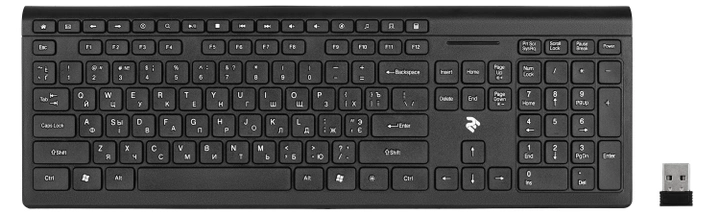 Клавиатура беспроводная 2E KS210 Slim (2E-KS210WB) - изображение 1