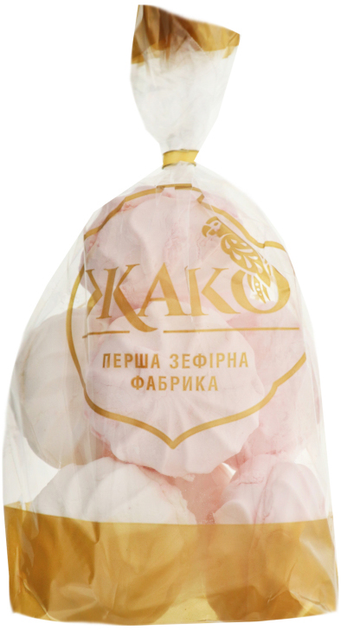 Упаковка зефира Жако Бело-розового 500 г х 6 шт (4820078263574 ...