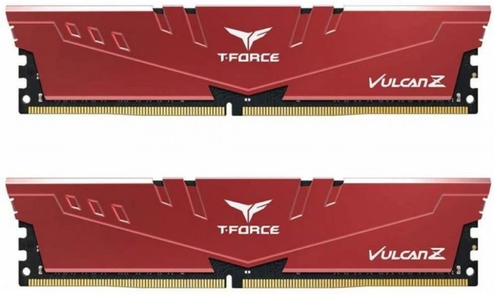 Память DDR4 8Gb x 2 (16Gb Kit), 3600 MHz, Team Vulcan Z, Red