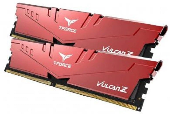 Память DDR4 8Gb x 2 (16Gb Kit), 3600 MHz, Team Vulcan Z, Red