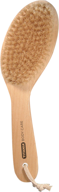 Щетка для сухого массажа тела Titania с натуральным ворсом (2833) – в ...