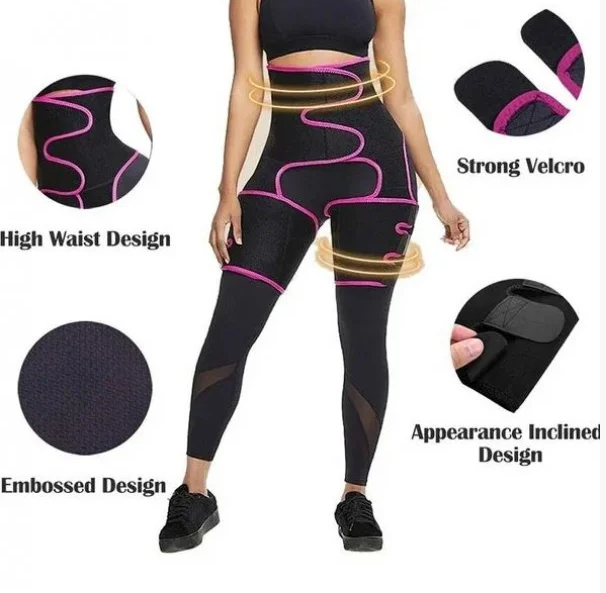 Корректирующий пояс костюм для похудения ADJUSTABLE ONE PIECE WAIST BAND - зображення 9