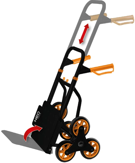 Wózek schodowy NEO Tools składany 84-402 (5907558431612)   - obraz 2