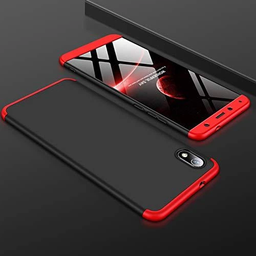 Чехол GKK 360 для Xiaomi Redmi 7A бампер противоударный Black-Red - Фото 1 Чехол GKK 360 для Xiaomi Redmi 7A бампер противоударный Black-Red - изображение 1
