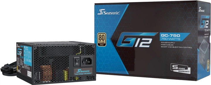 Zasilacz Seasonic 750W G12 GC-750 - Zdjęcie 5 Zasilacz Seasonic 750W G12 GC-750 - obraz 5