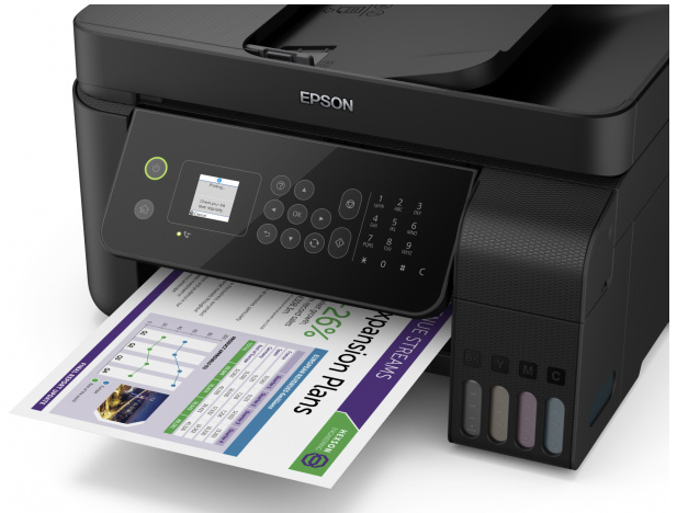 БФП Epson L5190 Wi Fi, ethernet, fax (C11CG85405) - Фото 5 БФП Epson L5190 Wi Fi, ethernet, fax (C11CG85405) - зображення 5