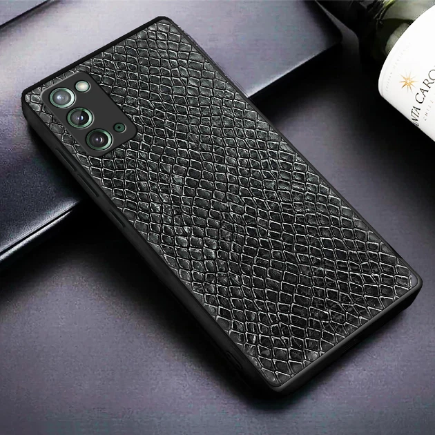 Шкіряний чохол Boxface Samsung N980 Galaxy Note 20 Black Snake (41246) - Фото 1 Шкіряний чохол Boxface Samsung N980 Galaxy Note 20 Black Snake (41246) - зображення 1