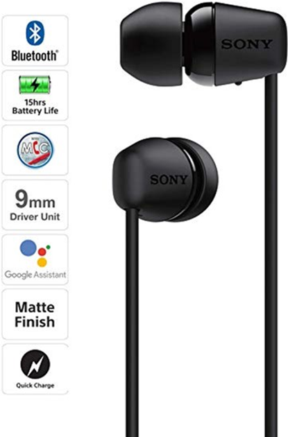 Наушники Sony WI-C200 Black (WIC200B.CE7) купить в интернет