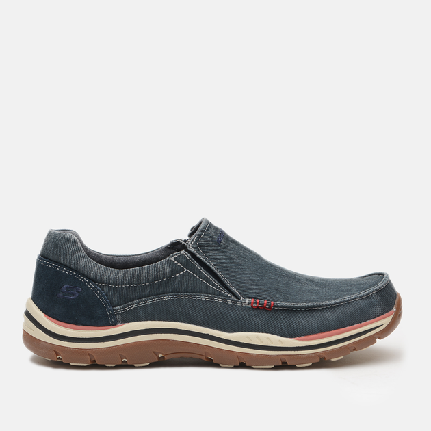 Мужские слипоны Skechers 64109 NVY 42 (9US) 27 см Синие (884390450016) 