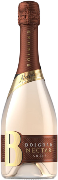 Вино ігристе Bolgrad Nectar біле солодке 0.75 л 10.5-12.5% (4820013031695) - зображення 1