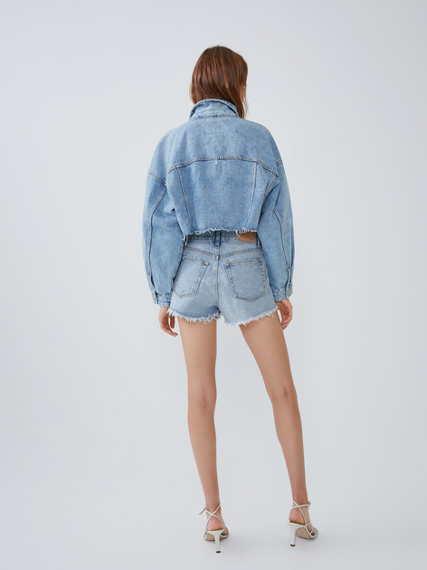 izharu出品 12/27 Джинсова куртка Zara 3643/529/400-ACXD XL Синя