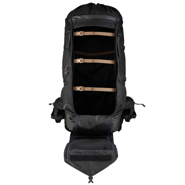 Рюкзак для треккинга в горах мужской Forclaz TREK 900 Symbium 70 + 10 л Черный (2555962) - изображение 6