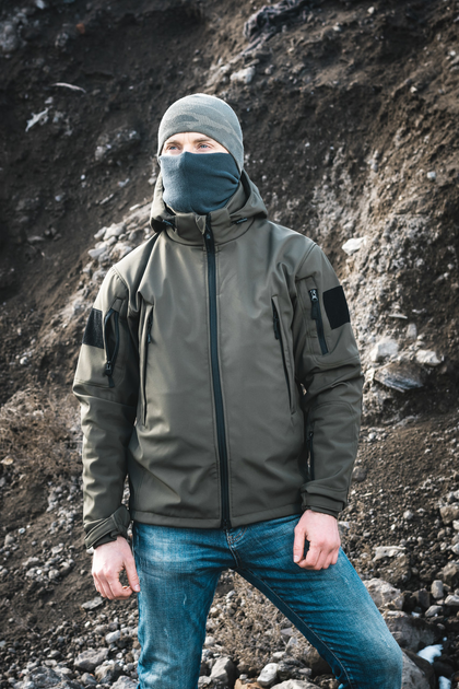 Тактическая куртка Tactic Urban Green Софт Шелл S - изображение 1