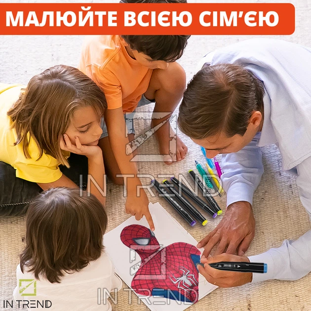 Набор скетч маркеров TouchCool 80 шт. качественные двусторонние профессиональные фломастеры для художников в сумке - Фото 14 Набор скетч маркеров TouchCool 80 шт. качественные двусторонние профессиональные фломастеры для художников в сумке - изображение 14