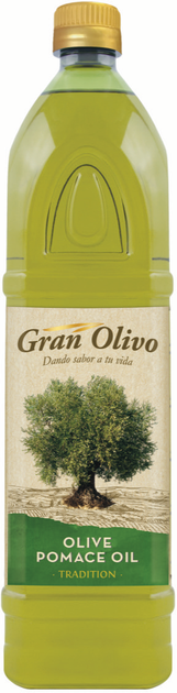 Оливковое масло Gran Olivo из выжимок рафинированное с добавлением масла оливкового нерафинированного 1 л (8410352009743) - изображение 1