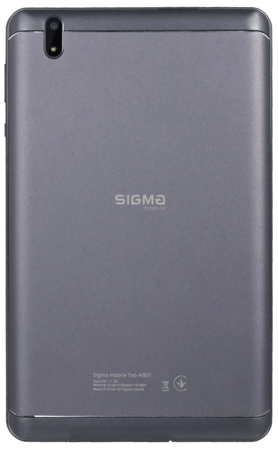 Планшет Sigma mobile X-Style Tab A801 4G 32 GB Grey (4827798766125) - зображення 2