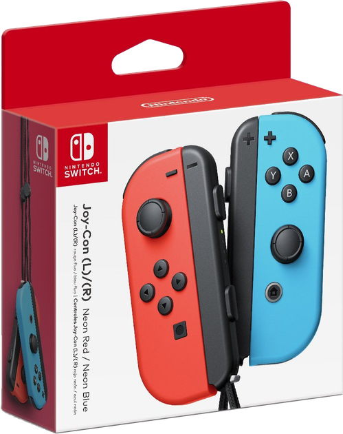 Геймпад (джойстик) Nintendo Switch Joy Con Red-Blue (пара) - Фото 1 Геймпад (джойстик) Nintendo Switch Joy Con Red-Blue (пара) - зображення 1