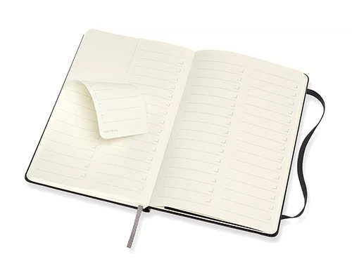 Блокнот недатований Moleskine PRO середній 13 х 21 см чорний - Фото 4 Блокнот недатований Moleskine PRO середній 13 х 21 см чорний - зображення 4