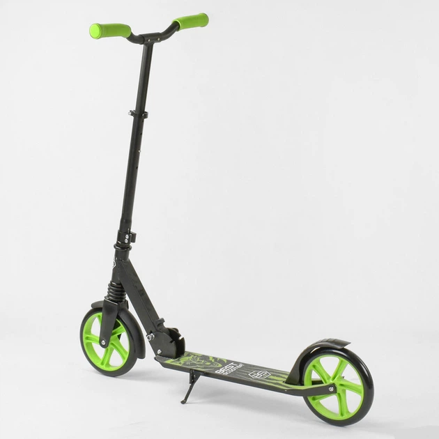 Самокат Складной 21478 Best Scooter Wolf С Подножкой И Амортизатором - изображение 5