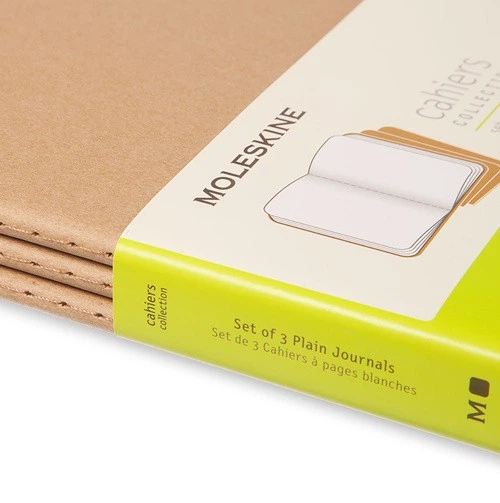 Набір зошитів Moleskine Cahier XXL 21,6 х 27,9 см нелінований бежевий - Фото 6 Набір зошитів Moleskine Cahier XXL 21,6 х 27,9 см нелінований бежевий - изображение 6