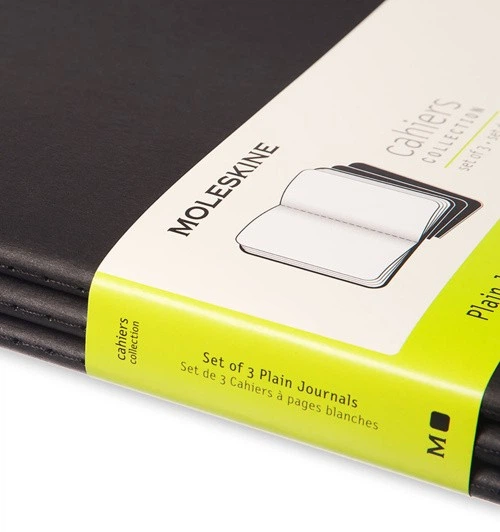 Набір зошитів Moleskine Cahier XXL 21,6 х 27,9 см нелінований чорний - изображение 4