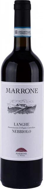 Вино Langhe Nebbiolo DOC Marrone червоне сухе 0.75 л 14% (8029510100521) - Фото 1 Вино Langhe Nebbiolo DOC Marrone червоне сухе 0.75 л 14% (8029510100521) - зображення 1