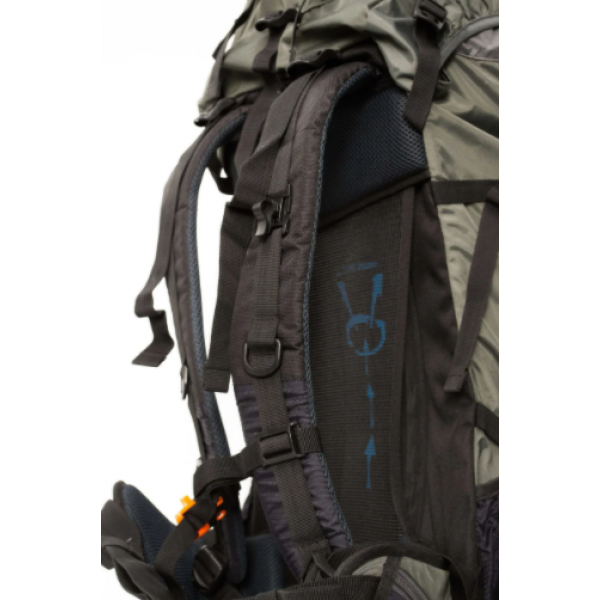 Рюкзак туристический Axon Trek, на 50L из полиэстера и нейлона черный (RID-43265g4g) - изображение 5