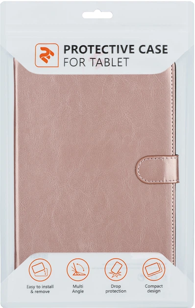 Чехол для планшета 2Е Basic универсальный для планшетов с диагональю 7-8" Rose Gold (2E-UNI-7-8-OC-RG) - Фото 3 Чехол для планшета 2Е Basic универсальный для планшетов с диагональю 7-8" Rose Gold (2E-UNI-7-8-OC-RG) - изображение 3