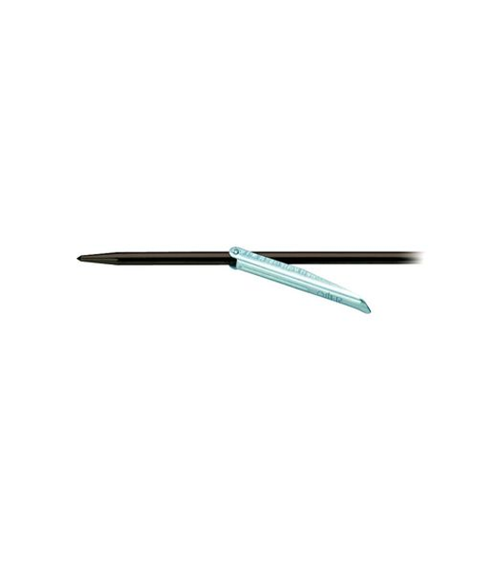Гарпун с флажком и острым наконечником Omer 6.5 mm х 90 cm - 7,4cm barb - OMER tip silver (3101) - изображение 1