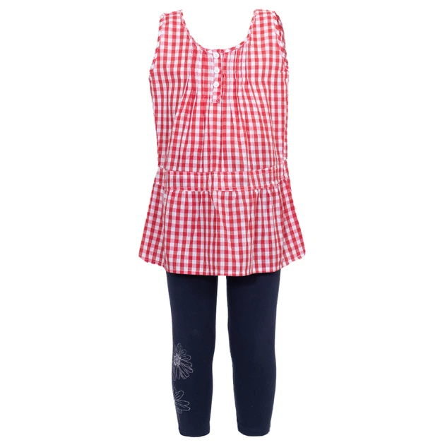 Костюм: Туника с леггинсами Losan Mc baby girls (214-8005AB/51) Красный, черный 8 Years-128 см - Фото 1 Костюм: Туника с леггинсами Losan Mc baby girls (214-8005AB/51) Красный, черный 8 Years-128 см - изображение 1