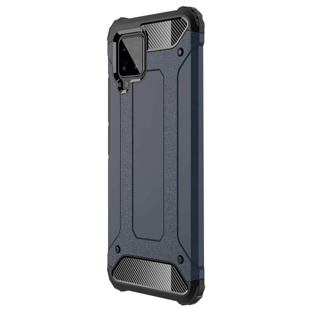 Бронированный противоударный TPU+PC чехол Immortal для Samsung Galaxy A12 Серый / Metal slate Без бренда - Фото 2 Бронированный противоударный TPU+PC чехол Immortal для Samsung Galaxy A12 Серый / Metal slate Без бренда - изображение 2