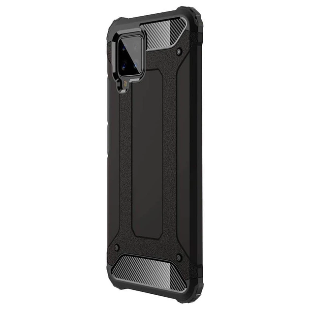 Бронированный противоударный TPU+PC чехол Immortal для Samsung Galaxy A12 Черный Без бренда - Фото 1 Бронированный противоударный TPU+PC чехол Immortal для Samsung Galaxy A12 Черный Без бренда - зображення 1