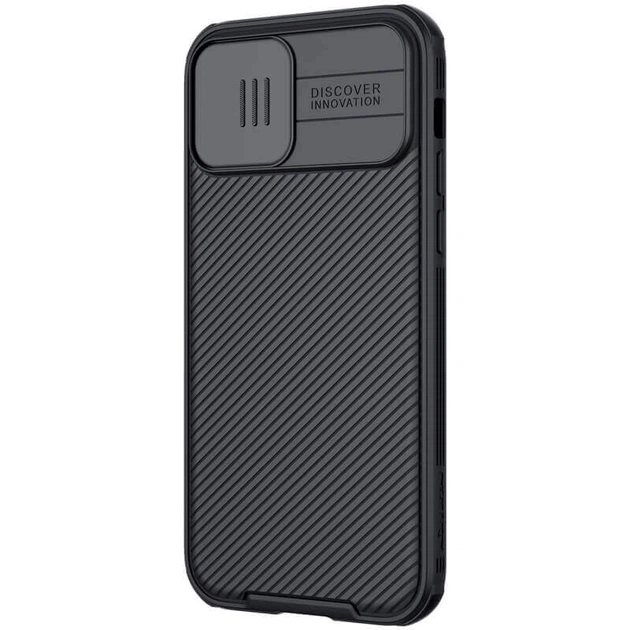 Карбоновая накладка Nillkin CamShield Pro для Apple iPhone 14/13 (6.1") Black - изображение 3
