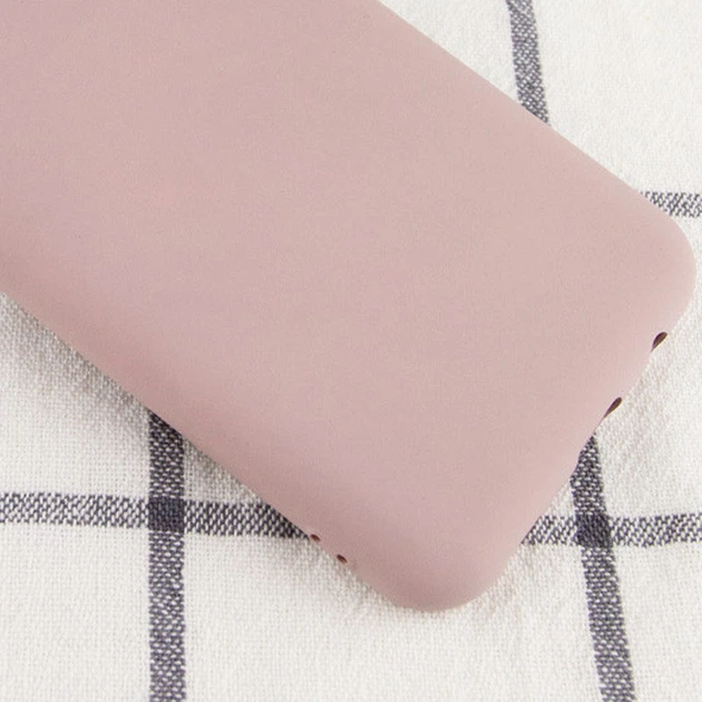 Чехол Silicone Cover My Color Full Protective (A) для Samsung Galaxy S21 Ultra Розовый / Pink Sand Без бренда - изображение 3