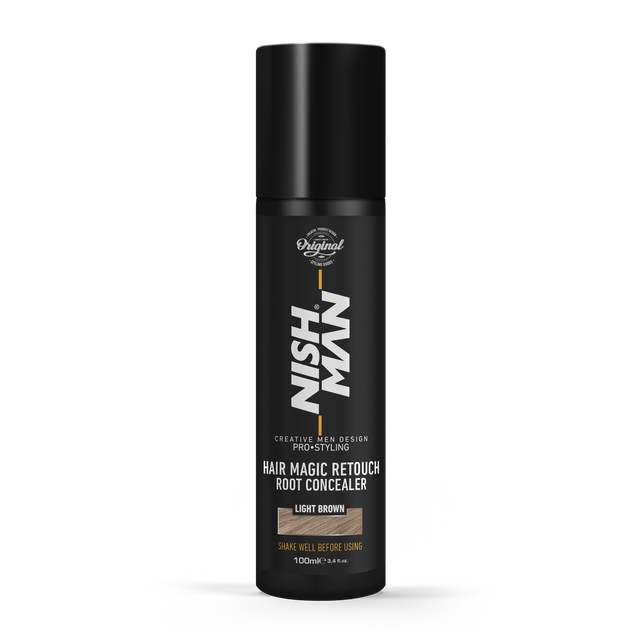 Камуфляж для сивого волосся Nishman Hair Magic Retouch Root Concealer Світло-коричневий - Фото 1 Камуфляж для сивого волосся Nishman Hair Magic Retouch Root Concealer Світло-коричневий - зображення 1