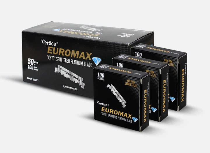 Леза для небезпечних бритв (шаветт) половинками Euromax 100шт - зображення 2