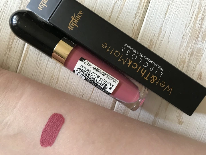 Жидкая помада для губ Topface Wet&Thick Matte тон 201 8 г - зображення 2