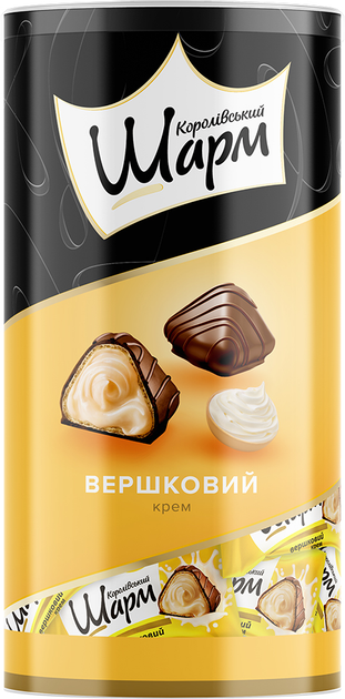 Конфеты АВК Королевский шарм со сливочной начинкой в тубусе 235 г ...