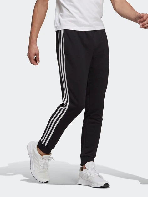 Спортивные штаны Adidas M 3S Ft Tc Pt GK8831 M Black/White (4062065171596) - изображение 3