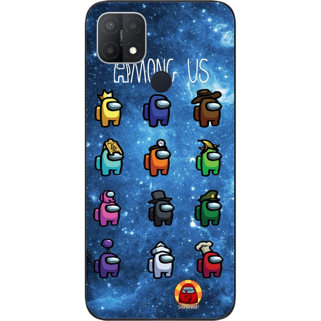 Силиконовый чехол SMTT для OPPO A15 с картинкой Among us Один из нас - Фото 1 Силиконовый чехол SMTT для OPPO A15 с картинкой Among us Один из нас - изображение 1