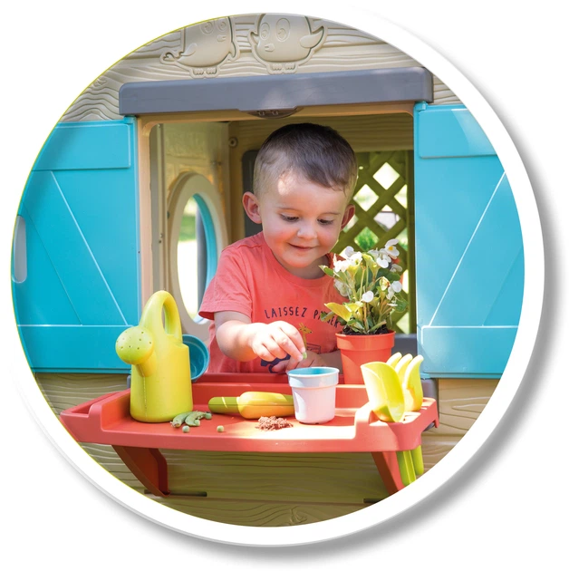 Smoby Toys Domek ogrodowy z donicą i karmnikiem (7600810405) - obraz 12