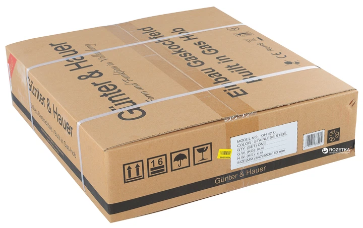 Варильна поверхня газова GUNTER&HAUER GH 42 C - зображення 14