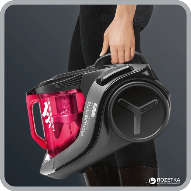 Пылесос без мешка ROWENTA X-Trem Power Cyclonic Home&Car RO6963EA 4AAAA Ecomotor - Фото 11 Пылесос без мешка ROWENTA X-Trem Power Cyclonic Home&Car RO6963EA 4AAAA Ecomotor - изображение 11